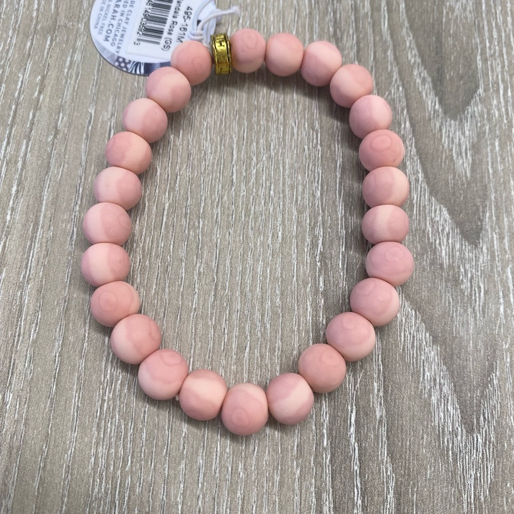 Pink Beaded Jilzarah Bracelet